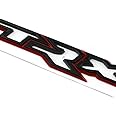 Xpipnns Black Red Tailgate Emblem Compatible with New 2021-2024 Ram 1500 TRX (Black Red)