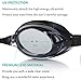 Aegend Swim Goggles with Clear Vision Anti-Fog UV Protection No Leaking Swimming Goggles for Men Women Adult Youth Triathlon 3 Sizes Replaceable Nose Pieces and Free Protection Case