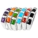 925 Sterling Silver Stackable Rings with Genuine Turquoise & Gemstones Sizes 6 to 11 (Salmon, 10)