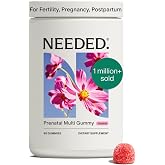 Needed. Gummy Prenatal Vitamins for Women, Tropical Flavor, 30 Servings | Prenatal Multivitamin for Women with 17 Nutrients at Clinically Studied Doses, 4,000IU of Vitamin D, 40mg Vitamin B6 &amp; More