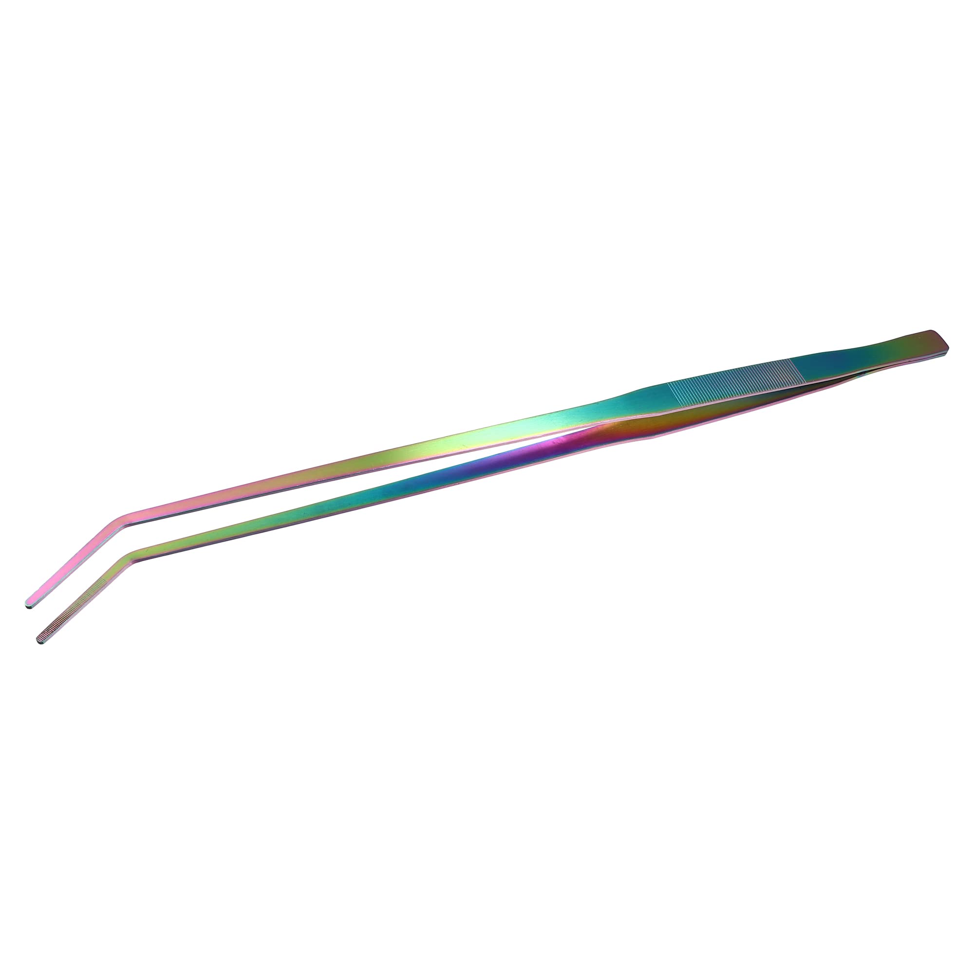 VOCOSTE 1 Pcs Aquarium Tweezers, Stainless Steel Tweezers, for Plants Pets, Multicolored, 48cm/18.9 Inch