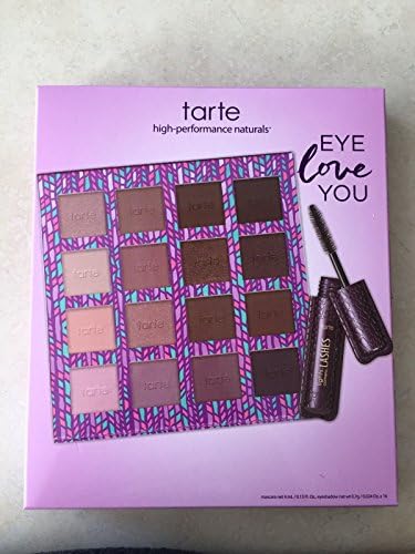 NIB Tarte Eye Love You Eye Shadow Palette &amp; Mascara Limited Edition Set