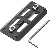 XAMOREST FP-80 M LOK Arca Rail Mount, 3.15 inch Arca Swiss for Rifle Tripod Ballhead Quick Release Plate, Aluminum Arca Plate Compatiable RRS