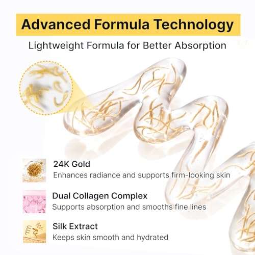 SUNGBOON EDITOR Glow Intensive Silk Peptide EGF Ampoule, Copper Peptides Serum for Face with Collagen & Multi Peptides, Hydrating Korean Skincare Facial Serum for Smooth-Looking Skin, 1.35 fl oz