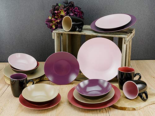 CreaTable, 22458, Serie Very BERRY, Geschirrset, Kombiservice 16 teilig – Bild 3