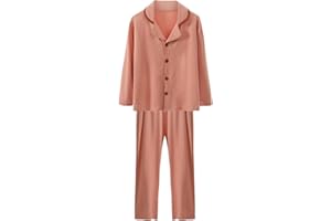 BAYRTIC Kids Cotton Pajamas Set,Soft Sleepwear Long Sleeve Nightwear 3-12 Years