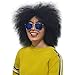XTREND 6.5 Inch Hair Synthetic Short Kinky Curly Afro Wig Super Fluffy Wigs for Women 100g/Piece (Color 1B#)