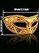 TOODOO 12 Pieces Half Mardi Gras Masquerade Mask Venetian Masks Set for Carnival Prom Ball Fancy Dress Party Supplies (Style 1)