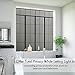 rabbitgoo Frosted Window Film Window Privacy Film Static Cling Frosted Glass Film Non Adhesive Window Covering Film Anti UV Window Sticker for Home Bathroom Privacy, Dark Brown 35.4 x 78.7 inches