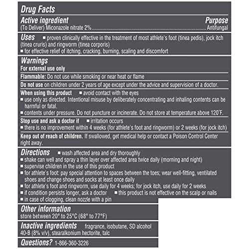 Lotrimin AF Antifungal Deodorant Powder Aerosol Spray, Super Size 4.6 oz Pricepulse