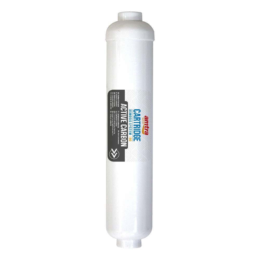 AMTRA CARTRIDGE CARBON OSMOSIS SYSTEM 190 - Replacement cartridge with activated carbon for aquarium, for osmosis systems 50-100, disposable