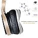 Riwbox IN5 Foldable Headphones with Microphone and Volume Control Stereo Folding Headset Strong Low Bass for iPhone ipad Smartphones Laptop Mp3/4 (Black Gold)