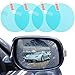 4 PCS Snowproof Rainproof Car Rear view Mirror Film, Foseal Drive Safely HD Clear Anti-Fog Nano Coating waterproof Films Anti-scratch Protector for SUV Car Mirrors Side Windows, Round (3.74
