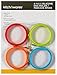 Kitch N' Wares Silicone Fried Egg Mold Rings - Pancake Mold Pack of 4 - One of Each Color - for Breakfast, Lunch, Dinner - Great Cooking Accessory and Gift Idea