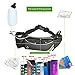 Hydration Running Belt for Phone with Water Bottle Holder, Waterproof Fanny Pack Outdoor Travel Hiking Cycling Climbing Money Waist Bag for Men and Women