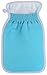 Exfoliating Bath Mitt with Natural Fiber (2 Pack, Blue)