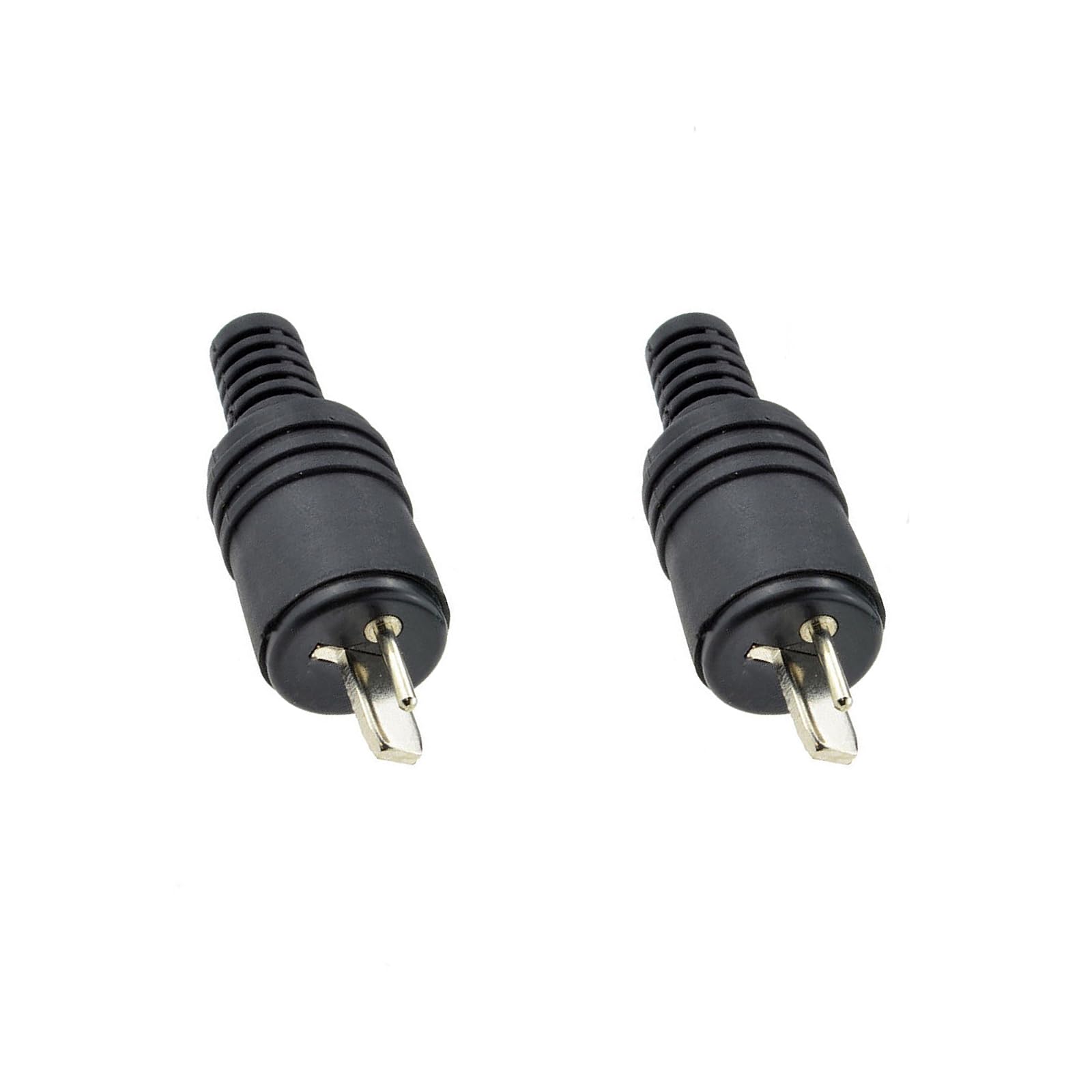 tooloflife 2 Pin DIN Speaker Plug, 2 Pcs 2-Pin HiFi Loudspeaker Cable Connector Plug with Screw Terminals for DVD Player, Speaker Amplifiers