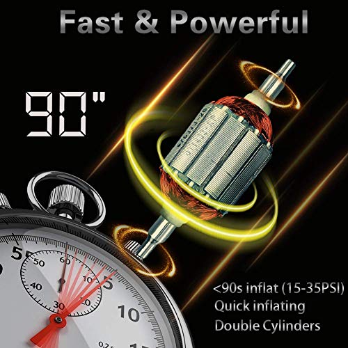 2 GSPSCN+Inflator+Cylinders+Portable+Compressor