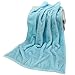 Fuzzy Blanket or Fluffy Blanket for Baby, Soft Warm Cozy Coral Fleece Toddler, Infant or Newborn Receiving Blanket for Crib, Stroller, Travel, Decorative (28Wx40L, XS-Ice Blue)