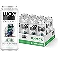 Lucky Energy Sugar Free Energy Drinks 16 Fl Oz Cans (12-Pack) Healthy Energy Drink. OG Luck with Maca, Ginseng, Taurine, Beta-Alanine, 200mg Caffeine