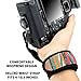 USA GEAR DualGRIP Professional Grip Camera Hand Strap with Neoprene Design and Metal Plate - Compatible with Canon, Fujifilm, Nikon, Sony, and More DSLR, Mirrorless, Point & Shoot Cameras (Southwest)