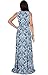 KOH KOH Womens Long Sleeveless V-Neck Casual Flowy Cute Summer Print Maxi Dress