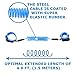 Baby Anti Lost Wrist Link - Wrist Leash for Kids - Child Safety Wristband - Toddler Harness Leashes (Blue)