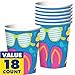 AmscanSummer Splash Party Cups, 9 oz., 18 Ct.