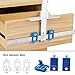 YIZRIO Cabinet Hardware Jig for Handles and Knobs - Drawer Guide Jig on Doors and Drawer Fronts - Fastest and Most Accurate Drawer Knob Pull Drilling Templates Jig Tool- Improve for inch Scale