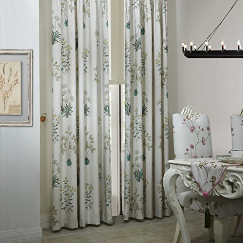 Amazon Com Iyuego Country Botanical Grass Print Cotton Linen Eco