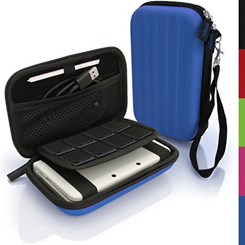 Igadgitz blue eva hard travel carry case cover for new …
