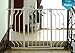 Fairy Baby Narrow Baby Gate 27 Inch to 29 Inch Wide, Small Auto Close Walk Through Safety Gates Pressure Mounted for Stairs Doorways Kids or Pets,White