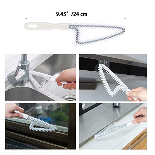 GIYOMI Window or Sliding Door Track Cleaning Brush,Handheld Groove Gap
