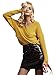 Simplee Apparel Women's Casual Loose Sexy V Neck Long Sleeve Pullover Sweater