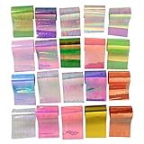 BORN PRETTY 20Pcs Starry Sky Nail Foils Star Nail Art Transfer Sticker Decal Fashion DIY Nail Tips Decoration
