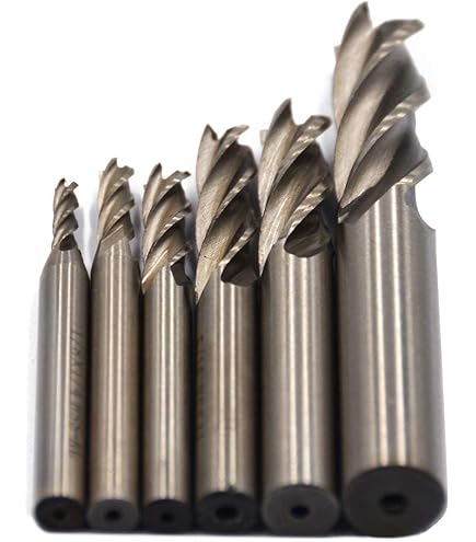 Fraise En Bout à Deux Spirales HSS - Diamètre 4,5 Mm, Longueur 11 Mm, Pour Bois, Plastique, CNC - 9