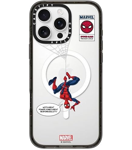 CASETiFY スパイダーマン iPhone15 Pro Max ヴェノム CASETiFY Impact iPhone 15 Pro Max Case [Spider-Man Co-Lab