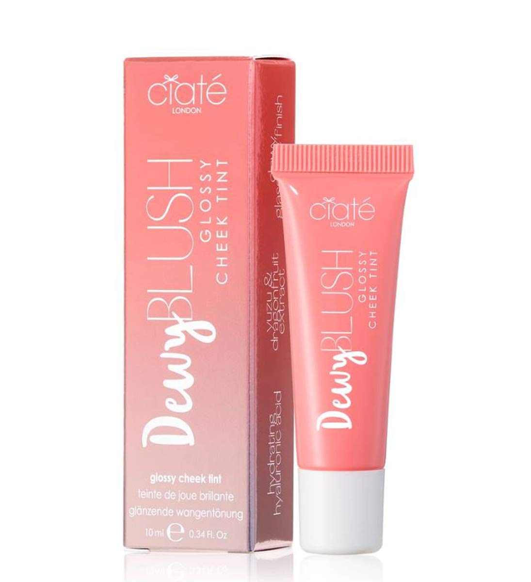 Dewy Blush! Glossy Check Tint Blusher! Gel-Balm Tint Blush Natural Shades With Fruity Scents! Leaving The Skin With An Even And Healthy Flush Of Color! Choose Your Color! (Papaya)