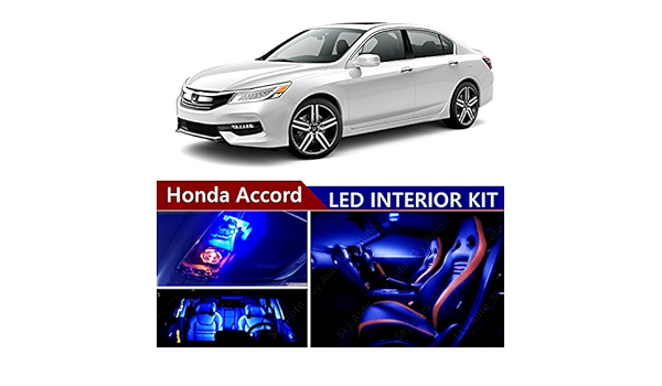 Honda Accord 2013 – 2017 LED Premium Paquete de luz azul ...