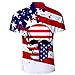 Haluoo Men’s Short Sleeve Button Down Aloha Shirt American Flag T-Shirt Vintage Patriotic Shirts Hipster Hip Hop Tee Shirt 3D Graphics Printed Hawaiian Shirt (Small, Skull)thumb 4
