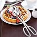 Boao 2 Packs Buffet Tongs Stainless Steel Kitchen Tongs Serving Tongs Salad Tongs Cake Tongs Bread Tongs