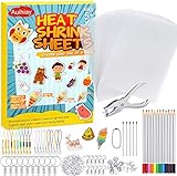 Auihiay 198 Pieces Shrink Plastic Kit Include 20