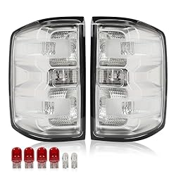 GRAND ORANGE Rear Tail Lights w/Bulb Compatible