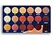 18 Super Pigmented - Top Influencer Professional Eyeshadow Palette all finishes, 5 Matte + 9 Shimmer + 4 Duochrome - Buttery Soft, Creamy Texture, Blendable, Long Lasting Stay