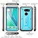 LG V30 Case, SUPCASE Full-body Rugged Holster Case with Built-in Screen Protector for LG V30, LG V30s,LG V35,LG V35 ThinQ,LG V30 Plus 2017 Release, Unicorn Beetle PRO Series(Blue/Gray)