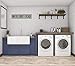 Rae Dunn Laundry Room Decorative Wall Plaque – Galvanized Metal Wall Sign – Chic Industrial Style for Home Idea – Laundry Room Accessories