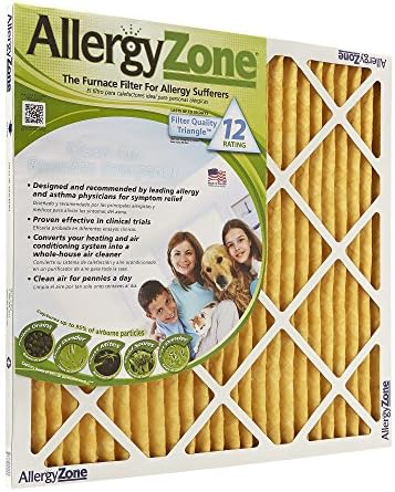 AllergyZone AZ20251 Air Filter for Allergy Sufferers, 20 x 25 x 1"