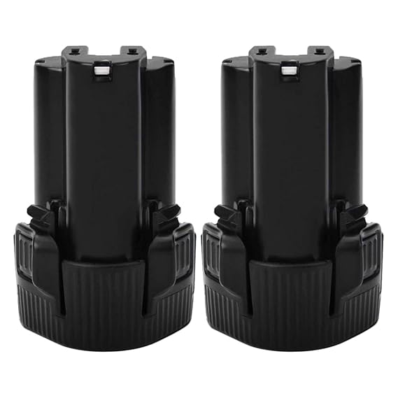 Exmate 2500mAh Li-Ion (2 Pack) Ersatzakku für Makita 10.8V BL1013 BL1014 DF030D DF330D LCT203W 194550-6 194551-4 195332-9