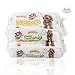 PAWISE Dog Wipes,2 Pack Wet Wipes,140 Units Dog Grooming Wipes,8
