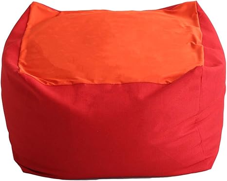 Amazon Co Jp Semi Sh かわいい7色 ビーズクッション 大 Lサイズ ビーズソファー 大きい スクエア 四角 背もたれ 人をダメにするクッション 日本製 洗える カバー付き レッド Sh Sh 07 Ngmv L ホーム キッチン